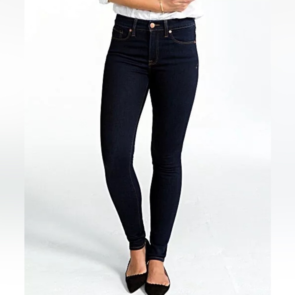 SPANX Women's Skinny Jeans - Dark Blue